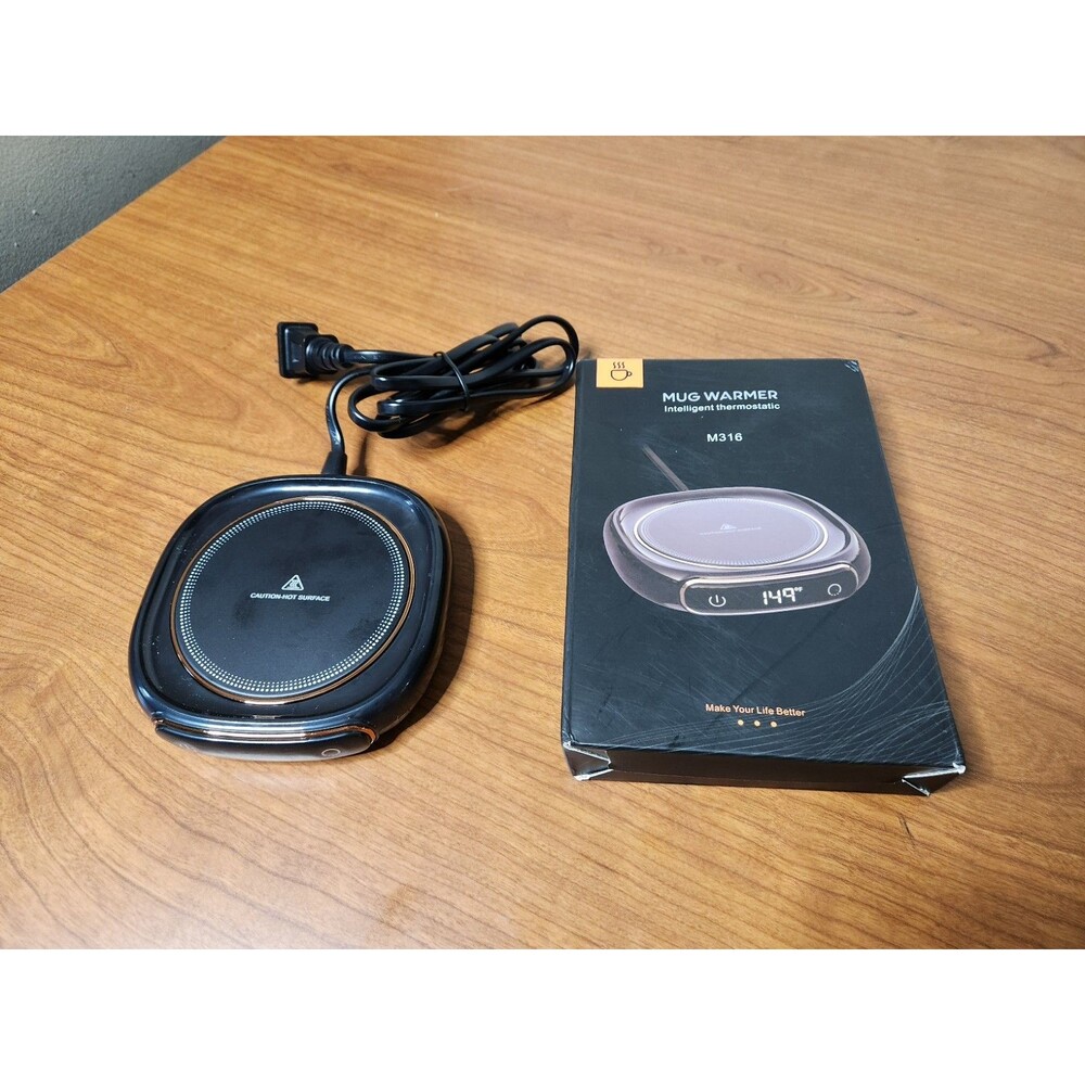 Mug Warmer ~ Coffee Mug Warmer with 3-Temp Settings ~ Auto Shut-Off ~ Open Box
